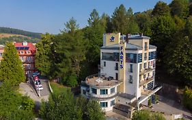 Farys - centrum Krynicy na wzgórzu wśród ciszy ze wspaniałymi tarasami widokowymi, sauna, jacuzii, siłowna, prywatny parking